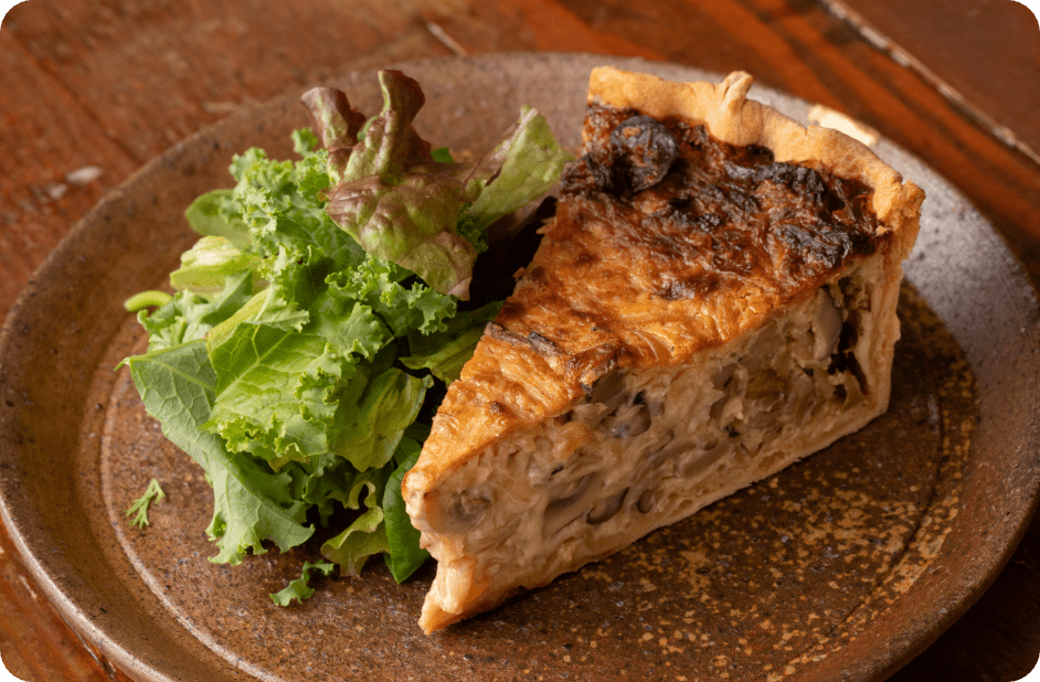 いろいろキノコのキッシュ・ロレーヌ